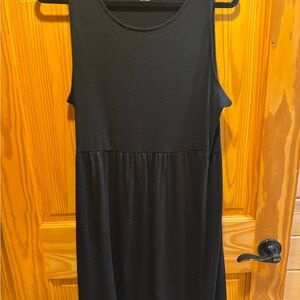Old Navy Black Midi Dress